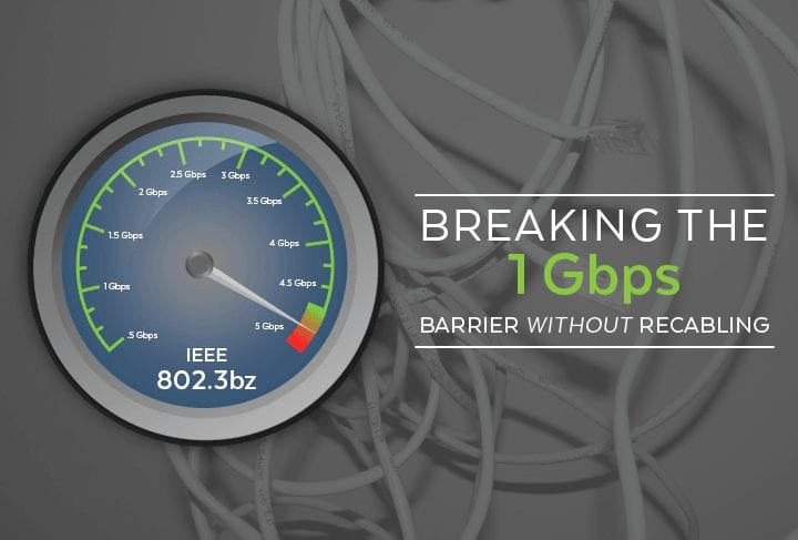 IEEE 802.3bz | Breaking the 1Gbps Barrier without ReCabling