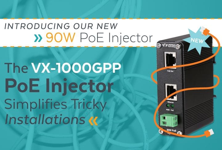 VX-1000GPP PoE Injector Simplifies Tricky Installations