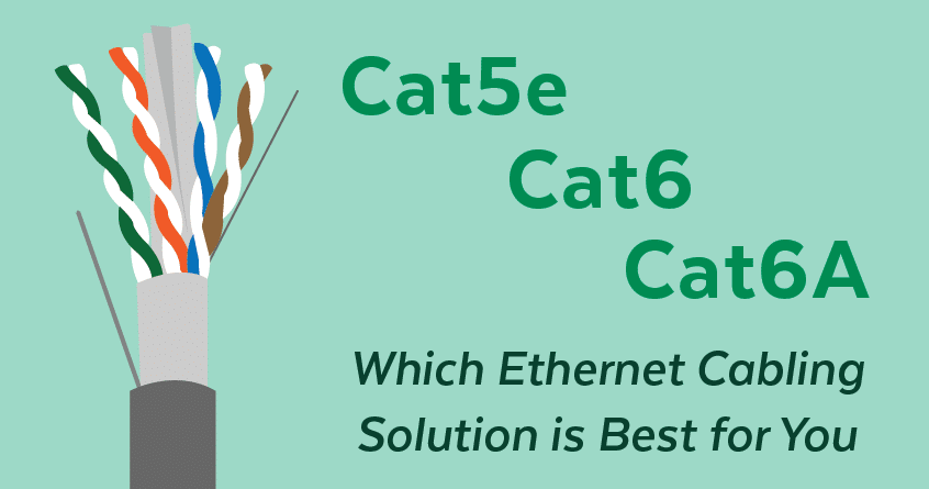 Cat5e, Cat6, Cat6A: Which Ethernet Cabling Solution is Best for You