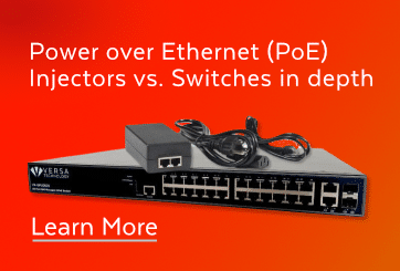 PoE Injectors vs. PoE Switches Banner